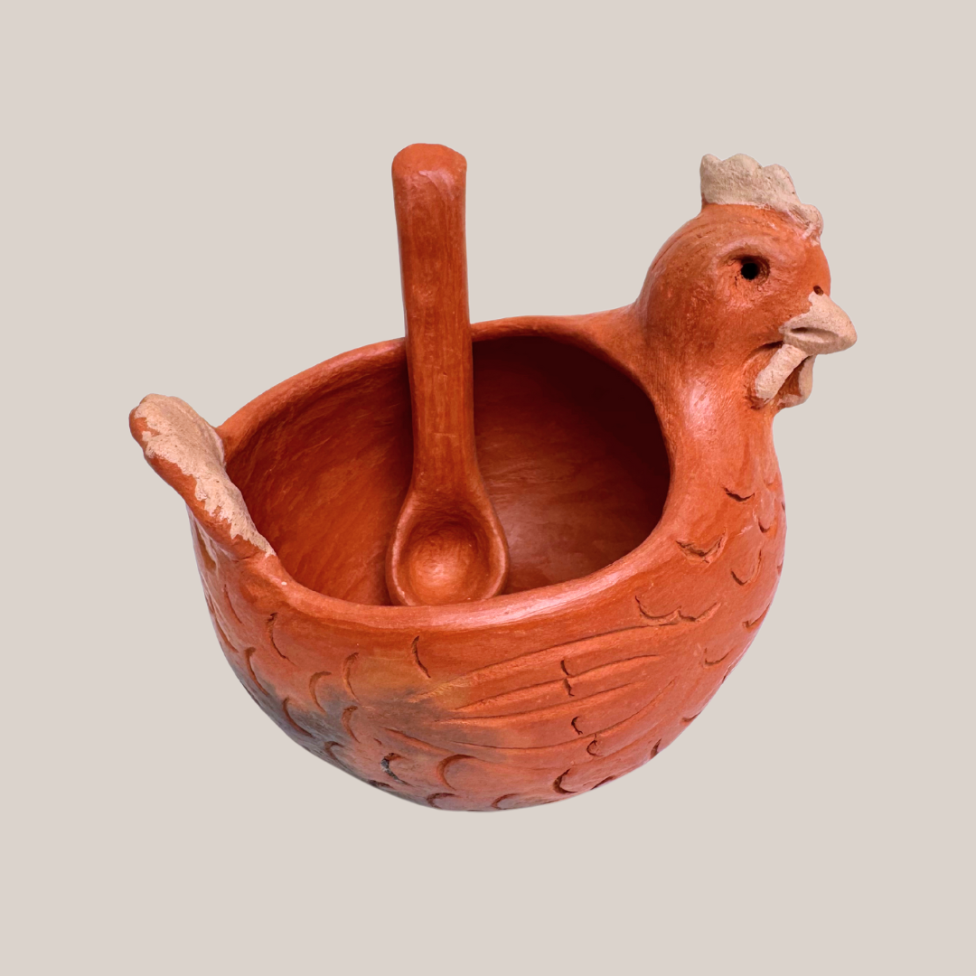 Set 2 Salseras Gallina con Cuchara