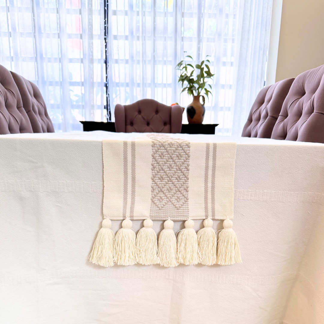 Juego Textil para Mesa, Natural & Caqui