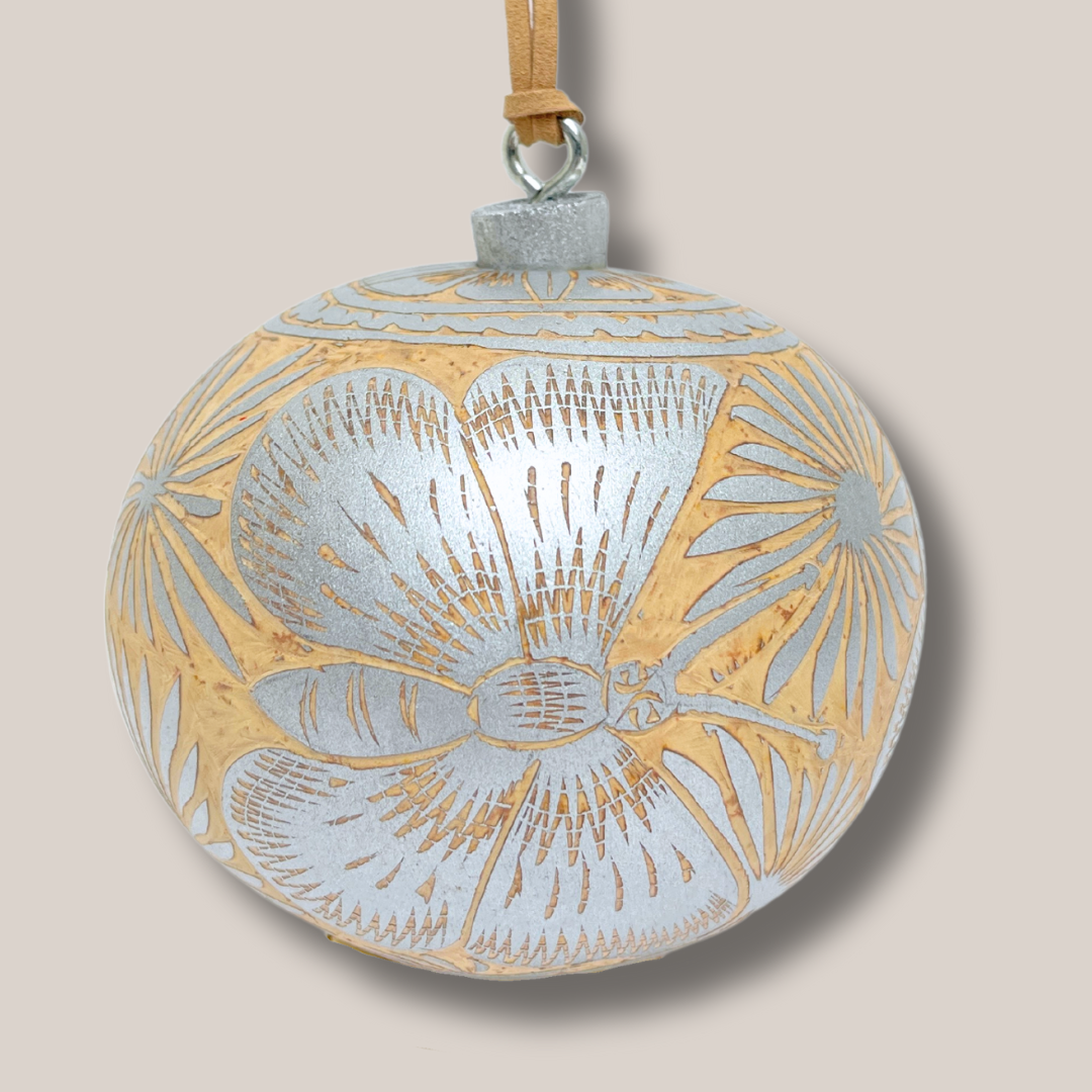 Set de Esferas Naturales Medianas, Tonos Neutros