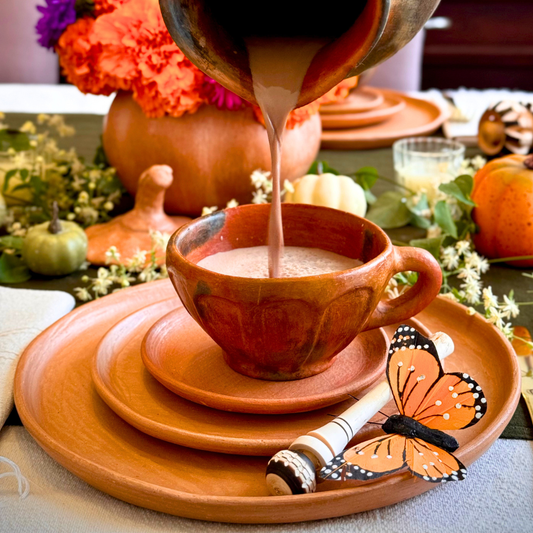 Set de 4 Taza para Té con Plato