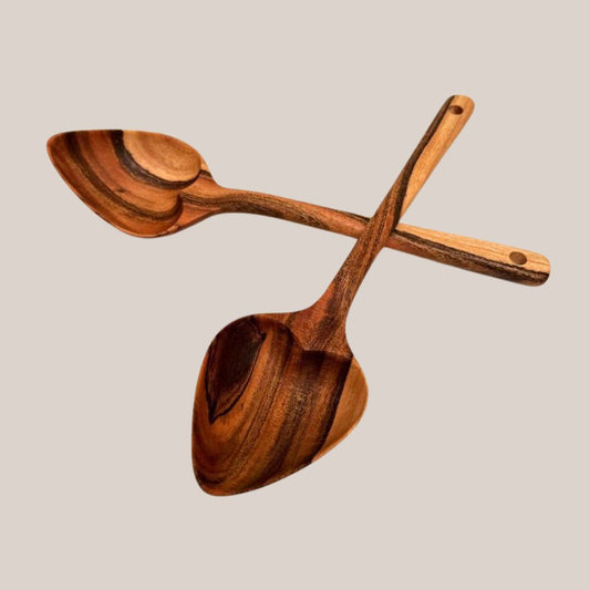 Set de 2 Cucharas de Corazón Grandes