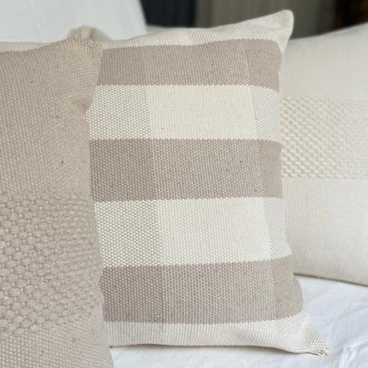 Daniela, Khaki | 50x40cm | Natural Cushion Cover