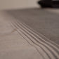 Claudia | Handmade Bedspread | Dark Gray Stripes