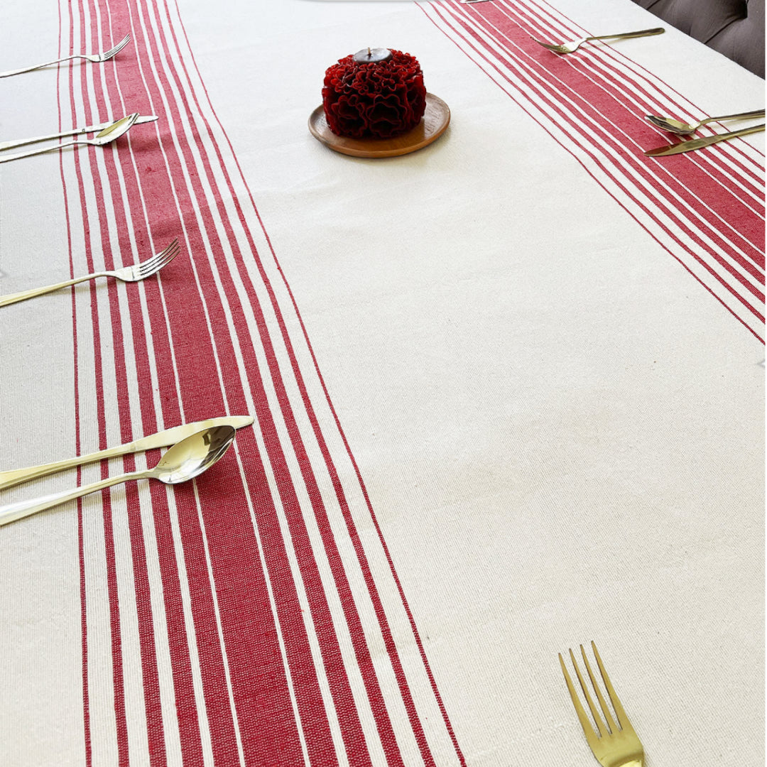 Christmas tablecloth | Pedal Loom