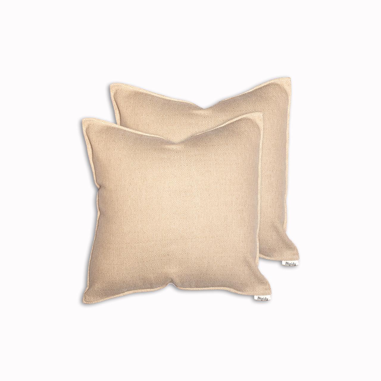 Luna, funda rombos | 45 x 45 cm | Beige